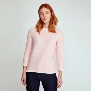 Camellia Crew Neck Stitch Sweater