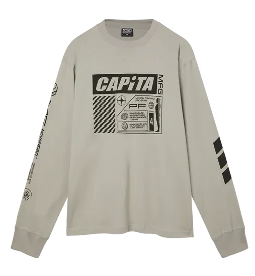 Capita 2025 Mental Long Sleeve T-Shirt - Light Grey