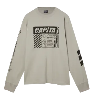 Capita 2025 Mental Long Sleeve T-Shirt - Light Grey