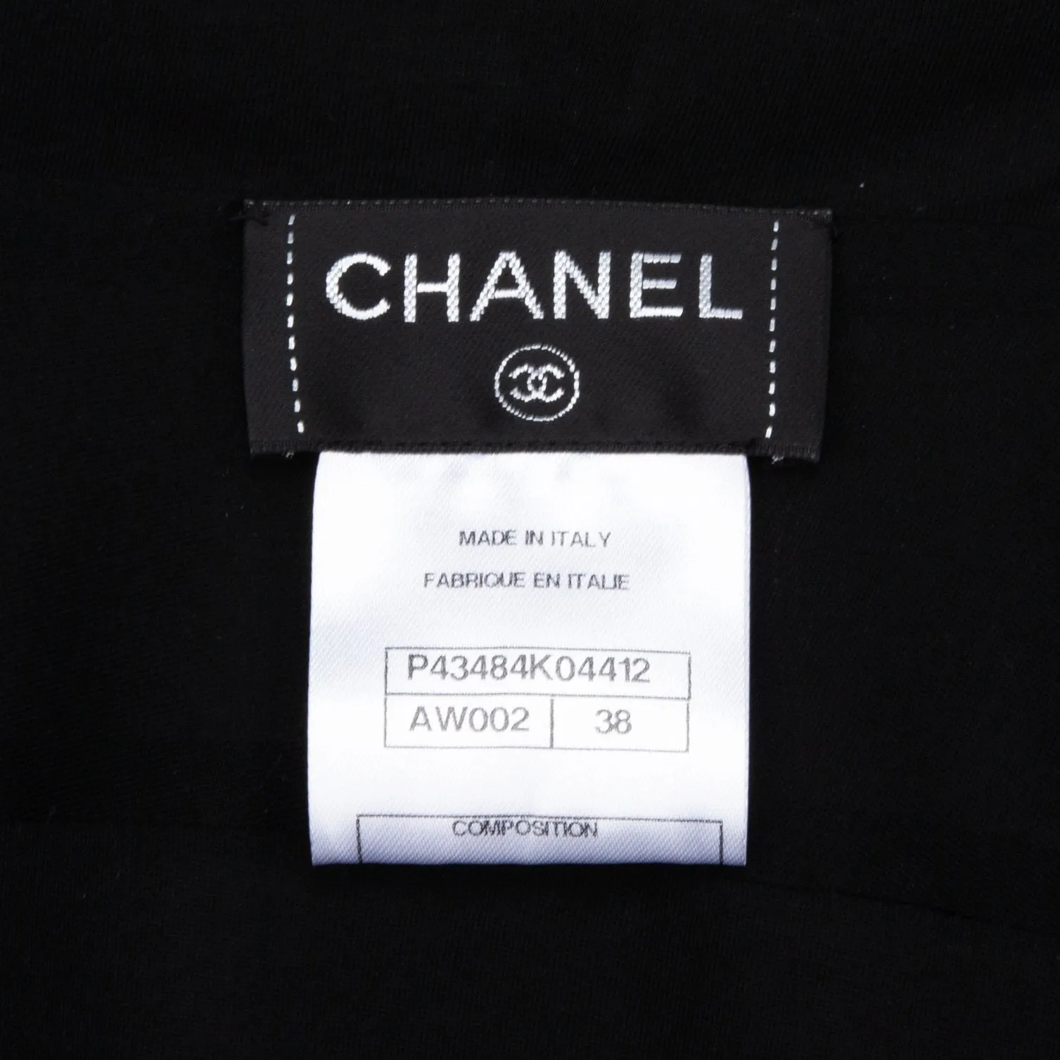 Chanel Fall 2012 Silver Embroidered Logo Track Jacket