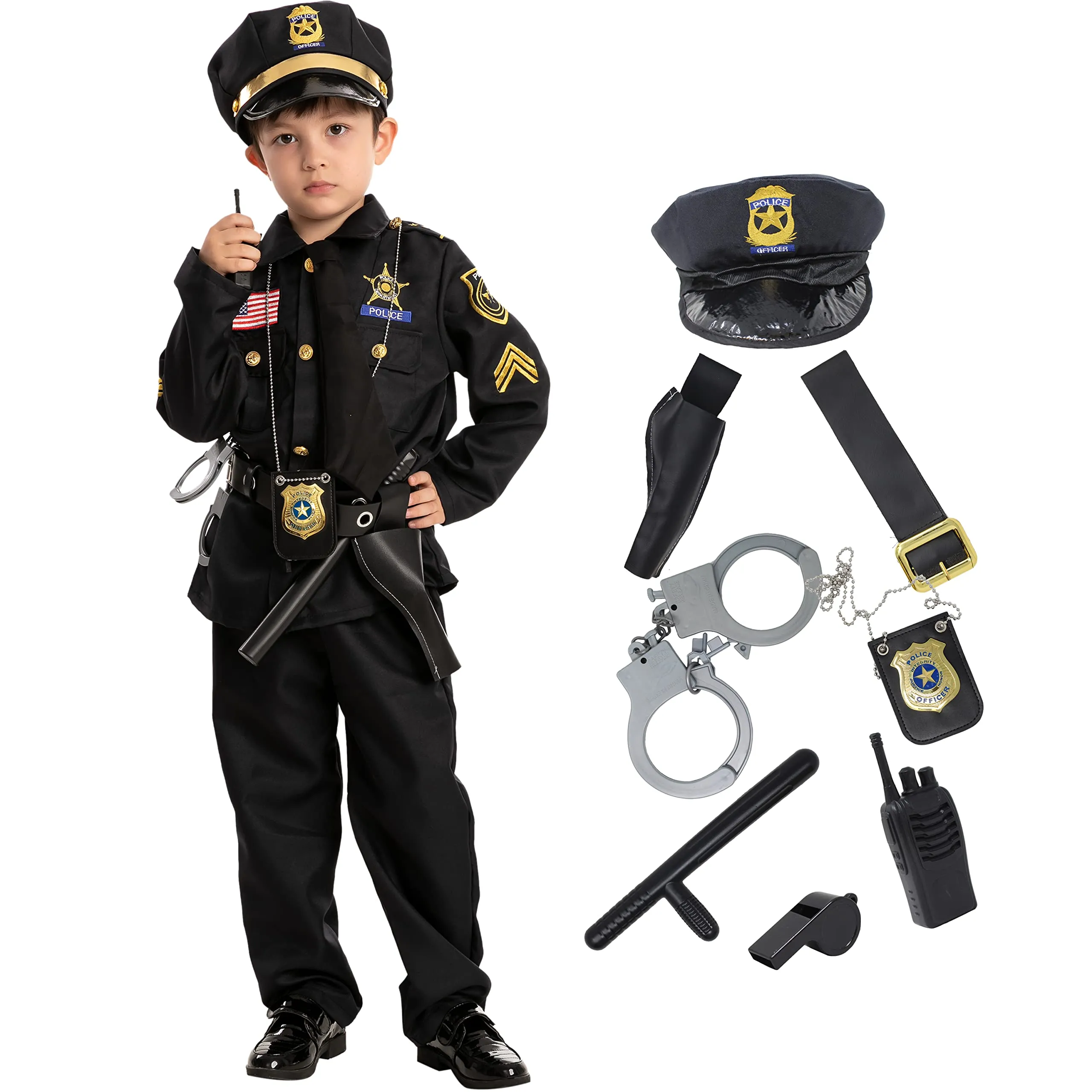 Child Boy Police Costume