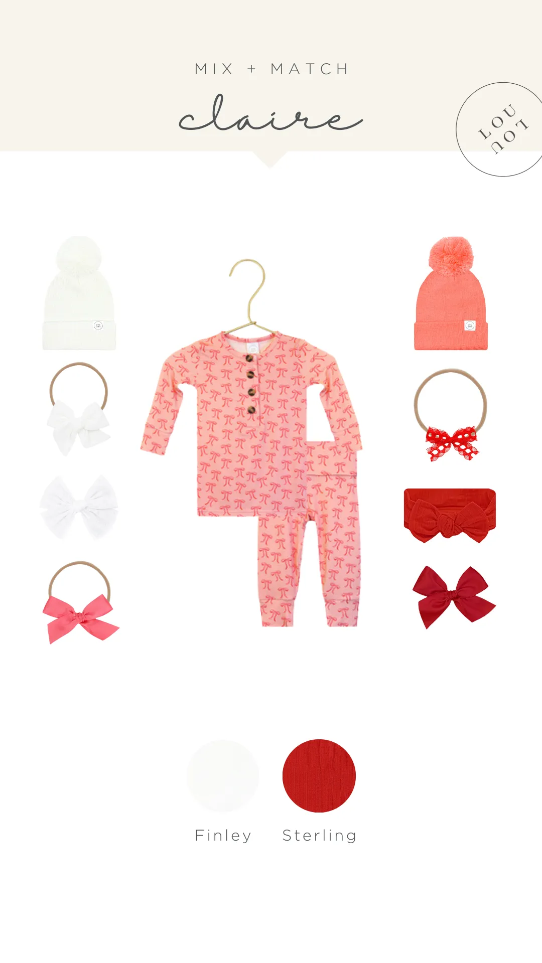 Claire Newborn Headband Bundle (Gown)