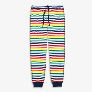 Clearance fit 2 grown-ups organic PJ pant in rainbow