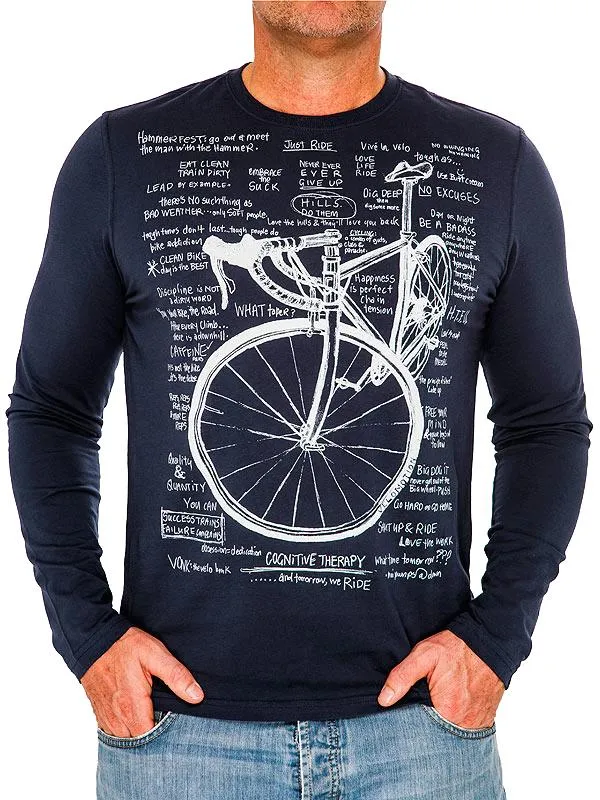 Cognitive Therapy Long Sleeve T Shirt Navy