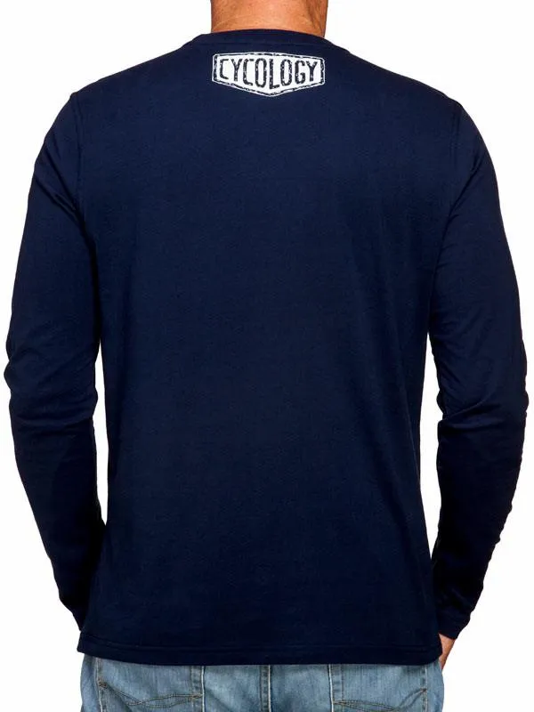 Cognitive Therapy Long Sleeve T Shirt Navy