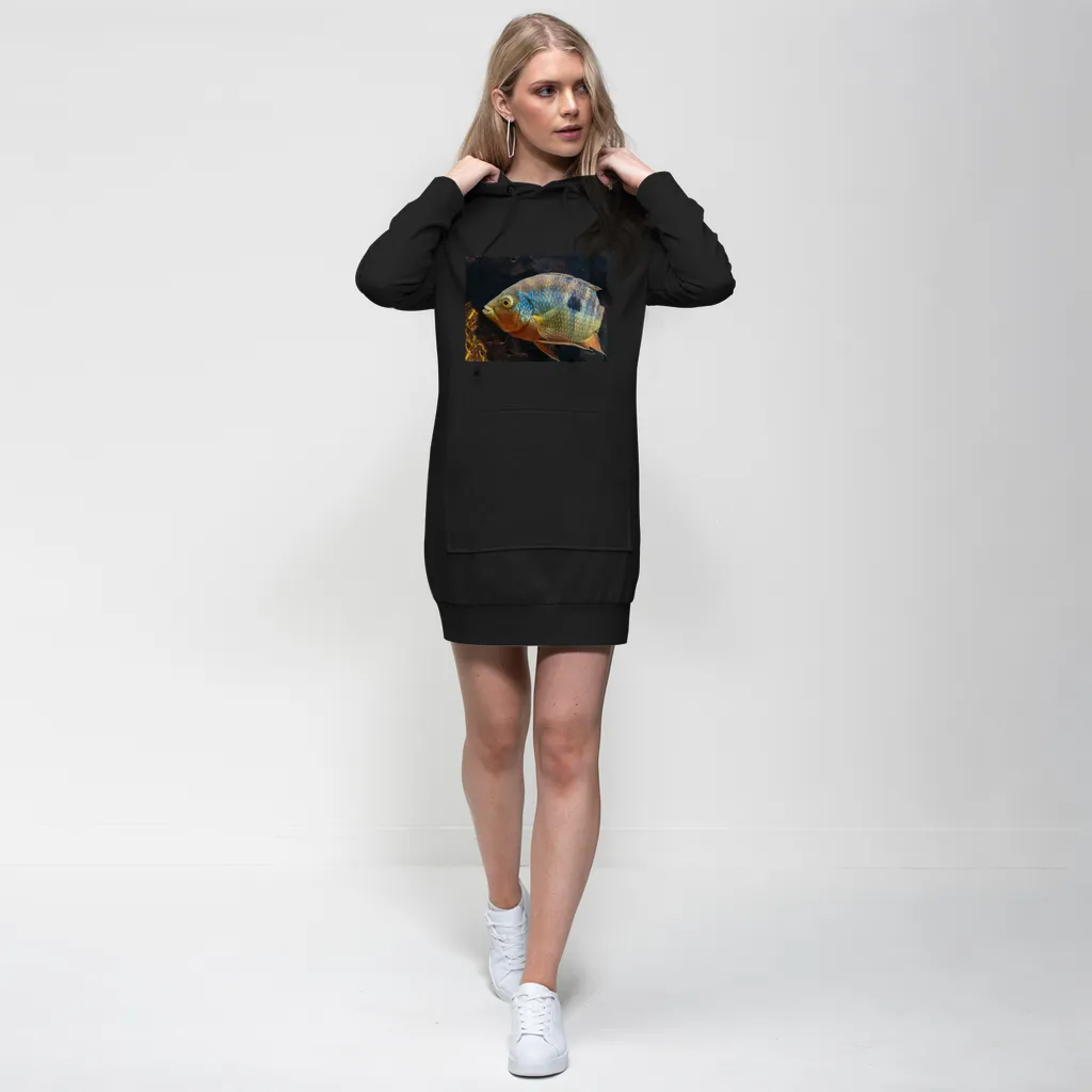 Colorful Fish Premium Adult Hoodie Dress