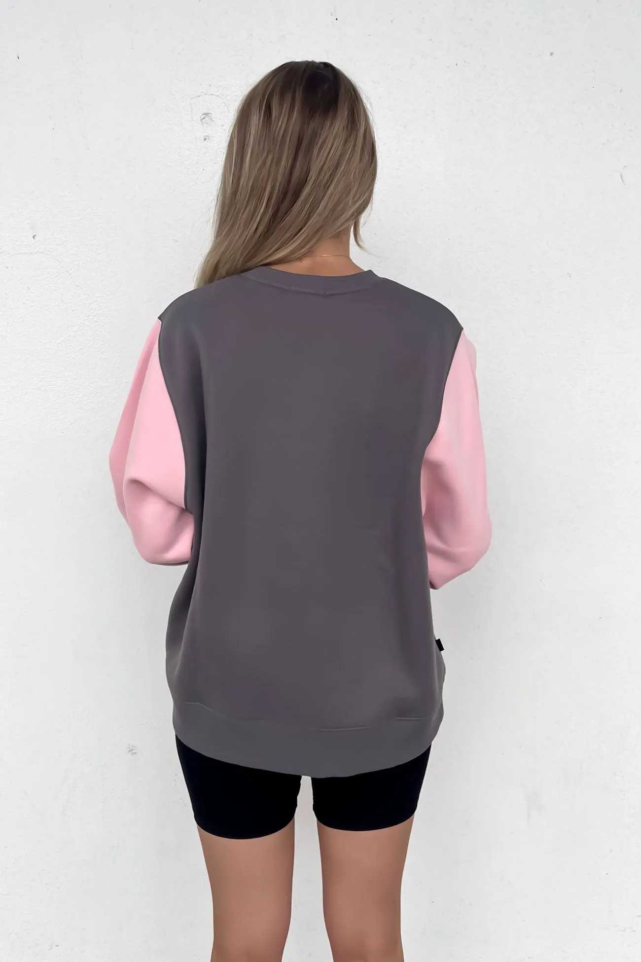 Colton Panelled Sport Crew Pink