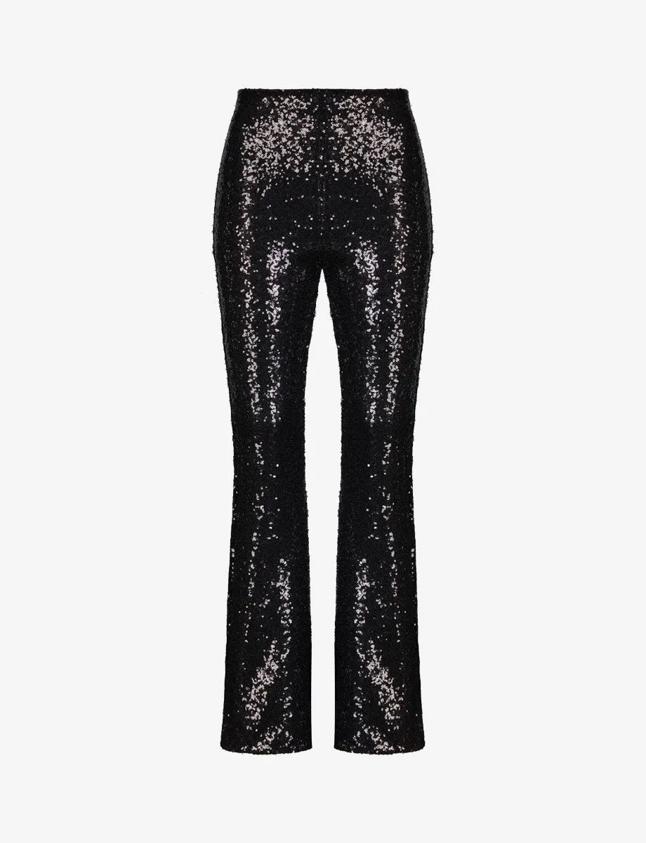 Commando Sequin Flared Legging - Black