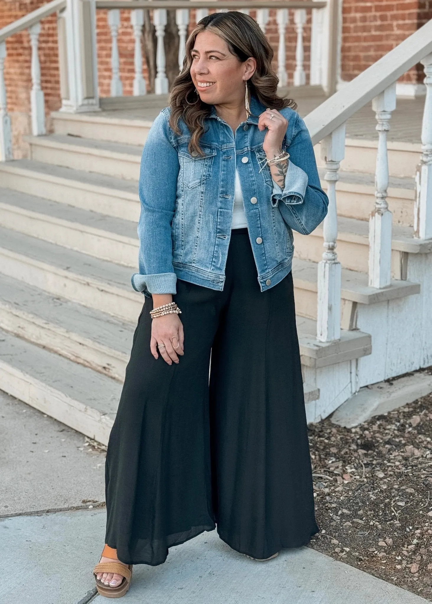 Coraline Wide Leg Palazzo Pants