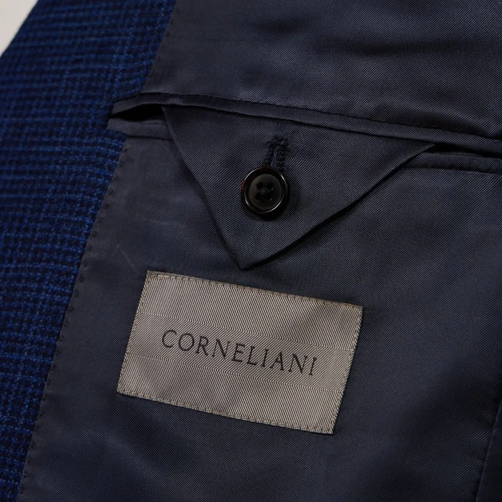 CORNELIANI Twill Blazer NAVY/BLUE REG