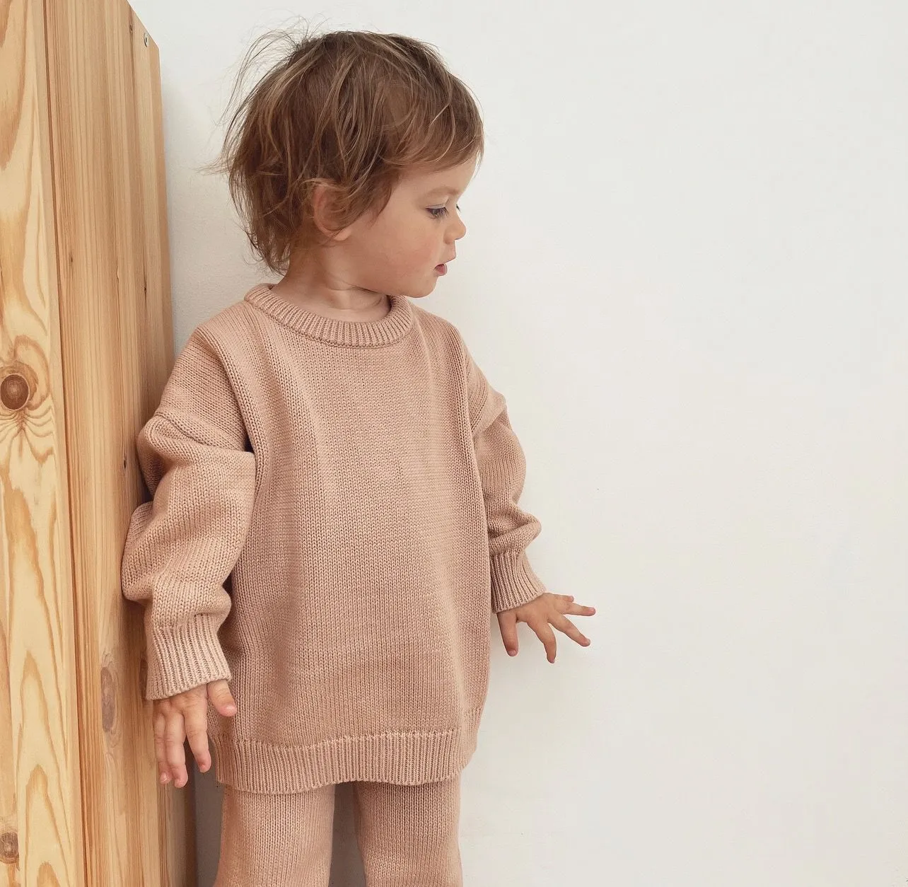 Cotton Jumper - Hazelnut Blush