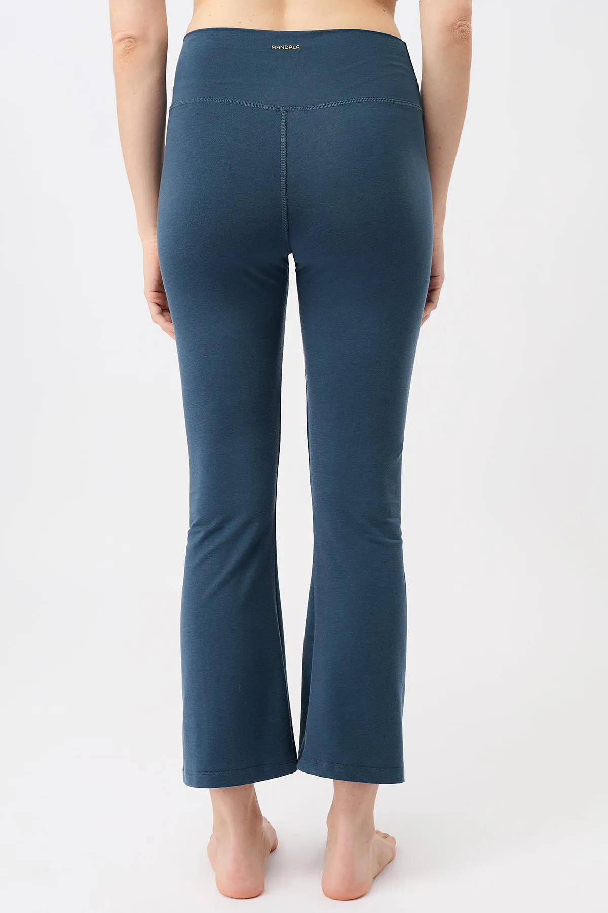 Cropped Flared Pants (Dark Peppermint)