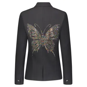 Crystal Confetti Butterfly Blazer