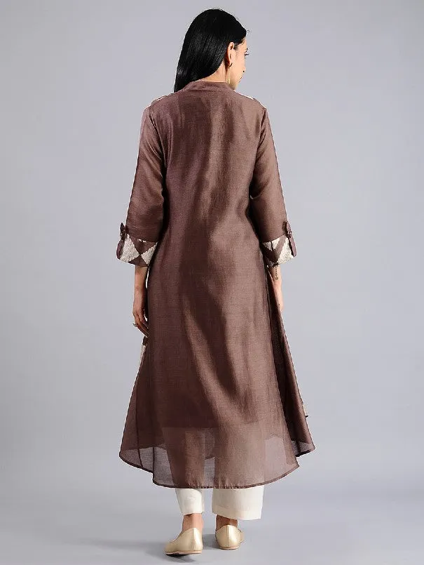 Diamond jacket dress in Brown (Set of 2)