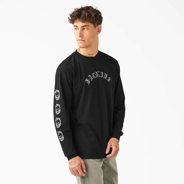 Dickies X Spitfire Long Sleeve T-Shirt - Black