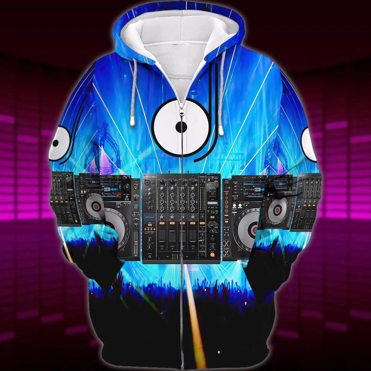 Dj Controller 3D Full Print Sweatshirt Hoodie, Christmas Shirt for DJ Lovers, DJ Sweatshirt