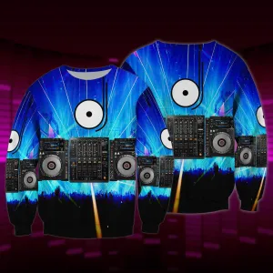 Dj Controller 3D Full Print Sweatshirt Hoodie, Christmas Shirt for DJ Lovers, DJ Sweatshirt