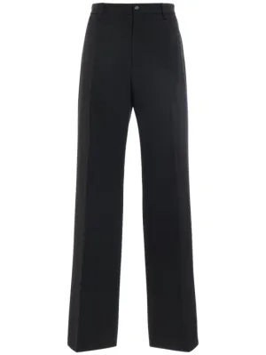 Dolce&amp;Gabbana   High waist wool  flared pants 