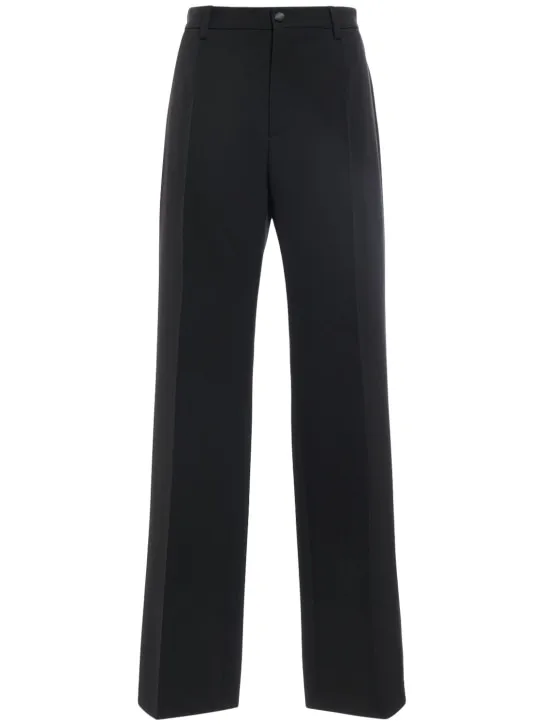 Dolce&amp;Gabbana   High waist wool  flared pants 