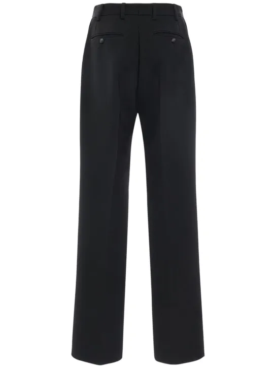 Dolce&amp;Gabbana   High waist wool  flared pants 