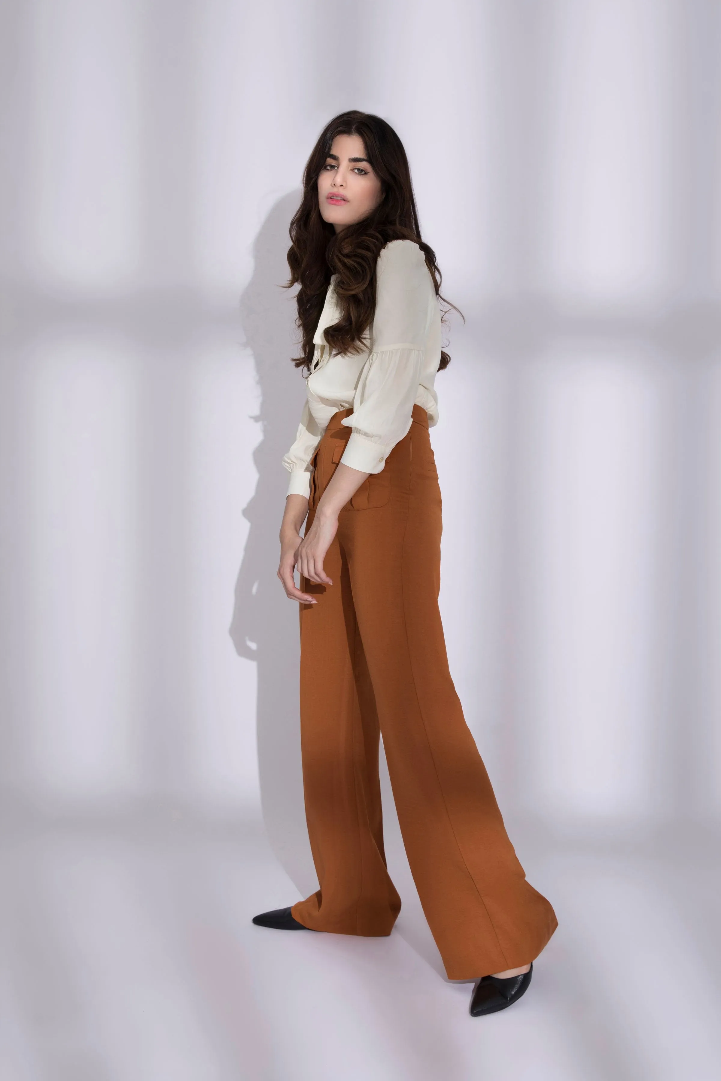 Drapey Wide Leg Pant