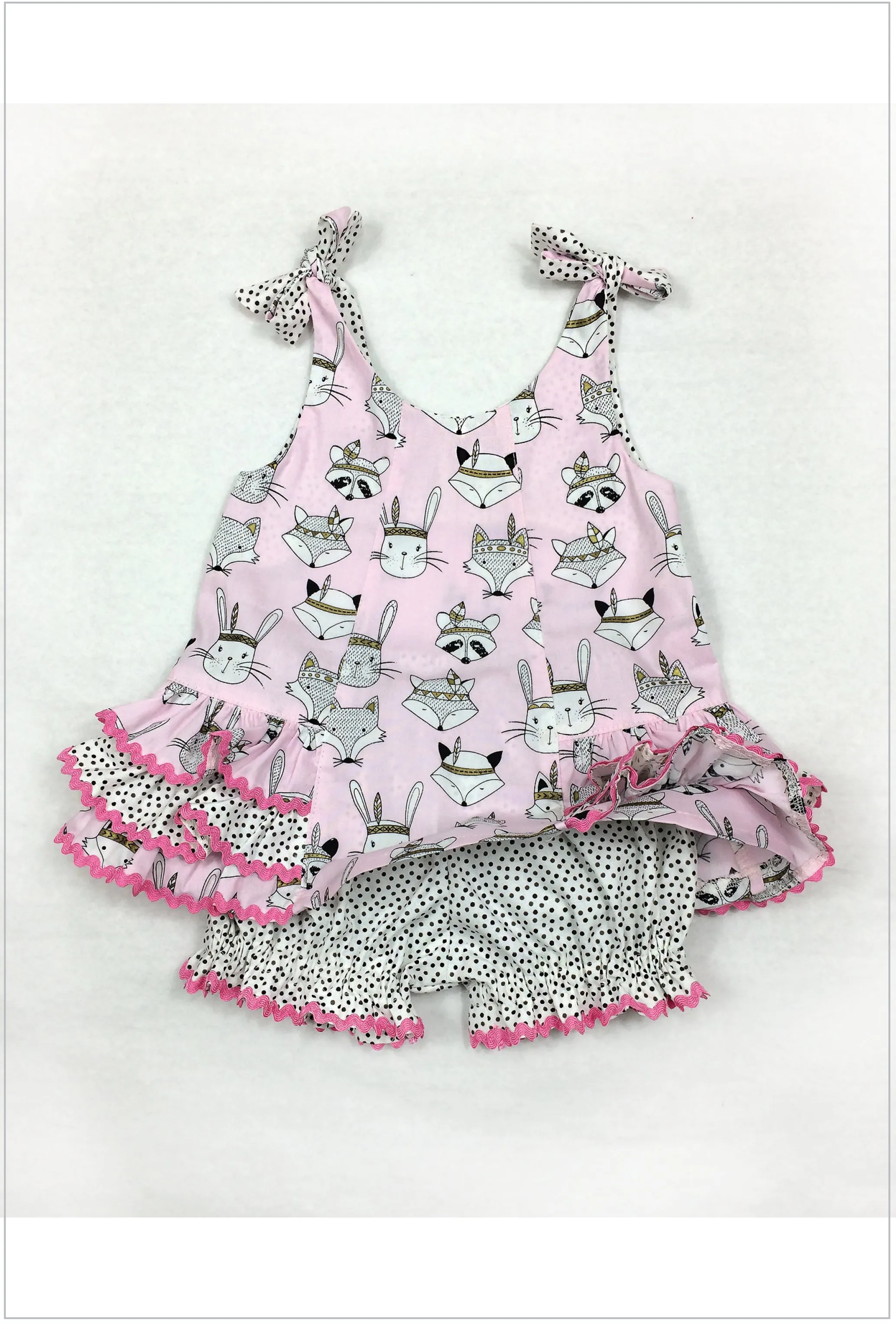 Dress & matching pants toddler sewing pattern SUNNY DRESS & BLOOMERS Sizes 6 months to 6 years