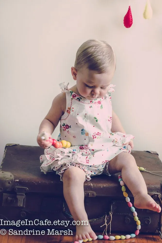 Dress & matching pants toddler sewing pattern SUNNY DRESS & BLOOMERS Sizes 6 months to 6 years