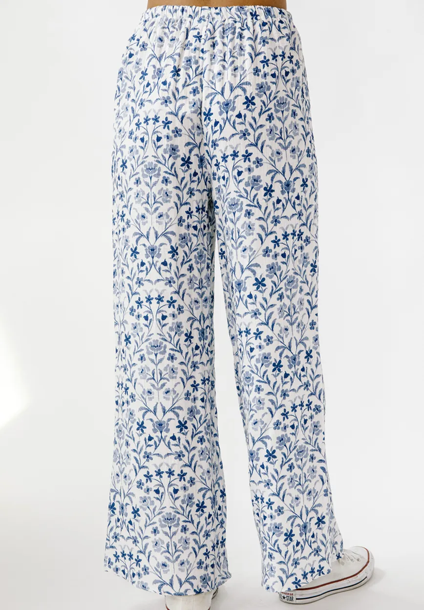 Emmie Floral Tie Pants