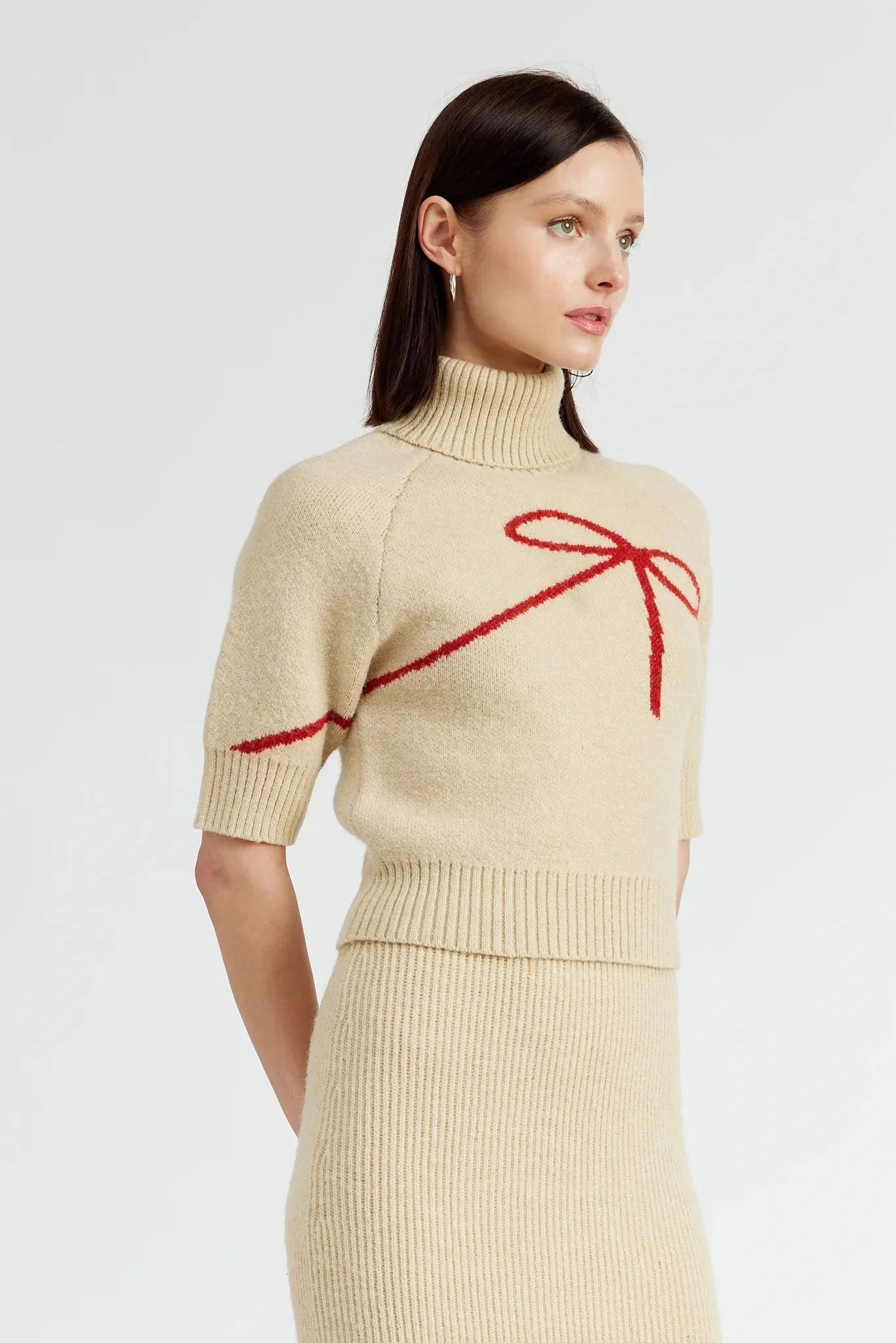 En Saison Merrill Bow Sweater