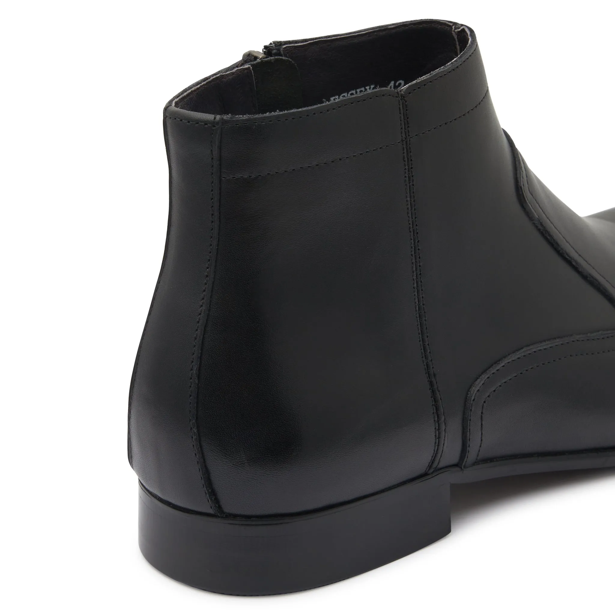 Essex Black Zip Boots