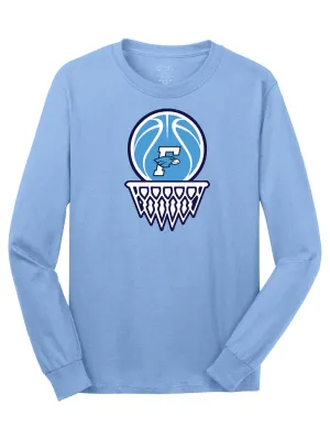 Fairborn Basketball - LS Tee (Aquatic Blue)