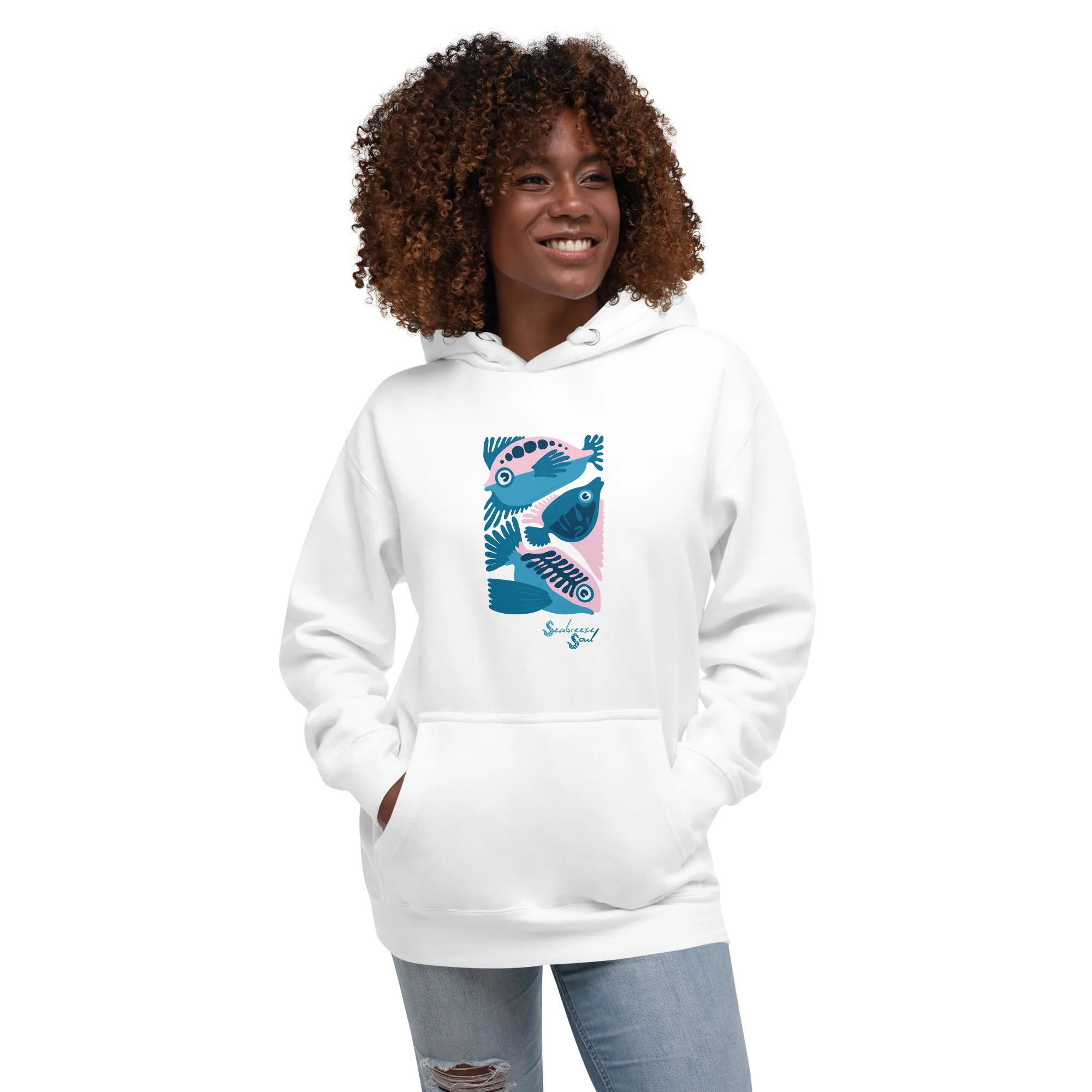 Fish Three Hoodie ~ Seabreeze Soul