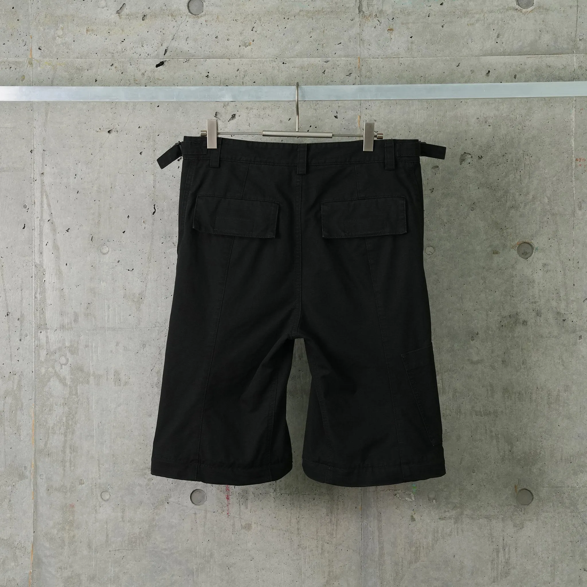 FLARED CARGO PANTS / 1000:BLACK