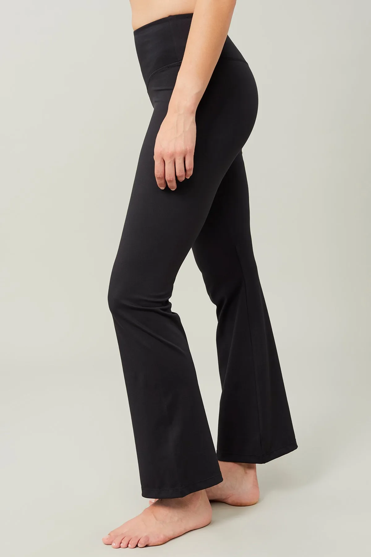 Flared Sports Pants (Black)