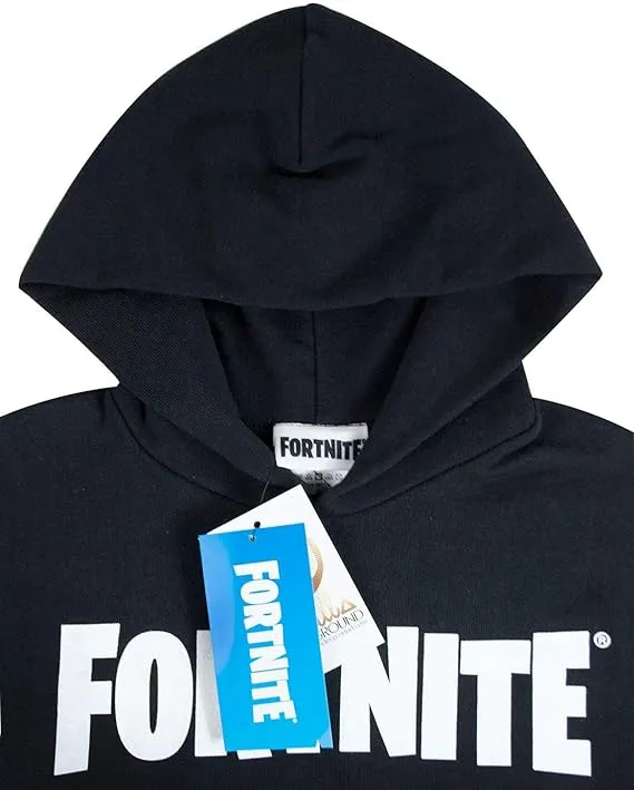 Fortnite Logo Mens Black Hoodie