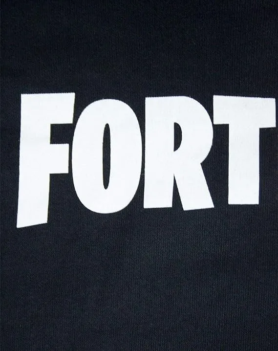 Fortnite Logo Mens Black Hoodie