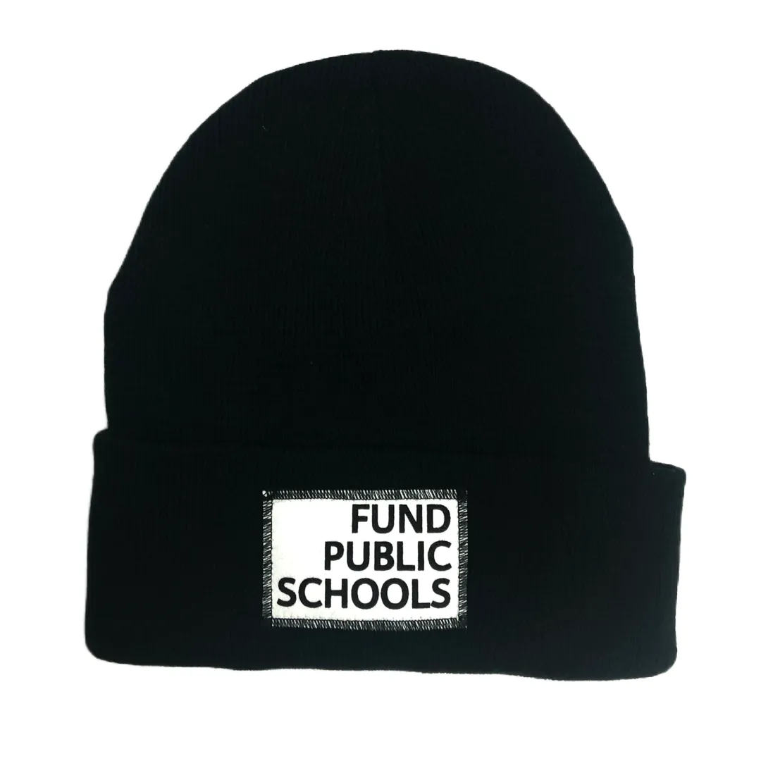 Fund Public Schools Beanie - Black