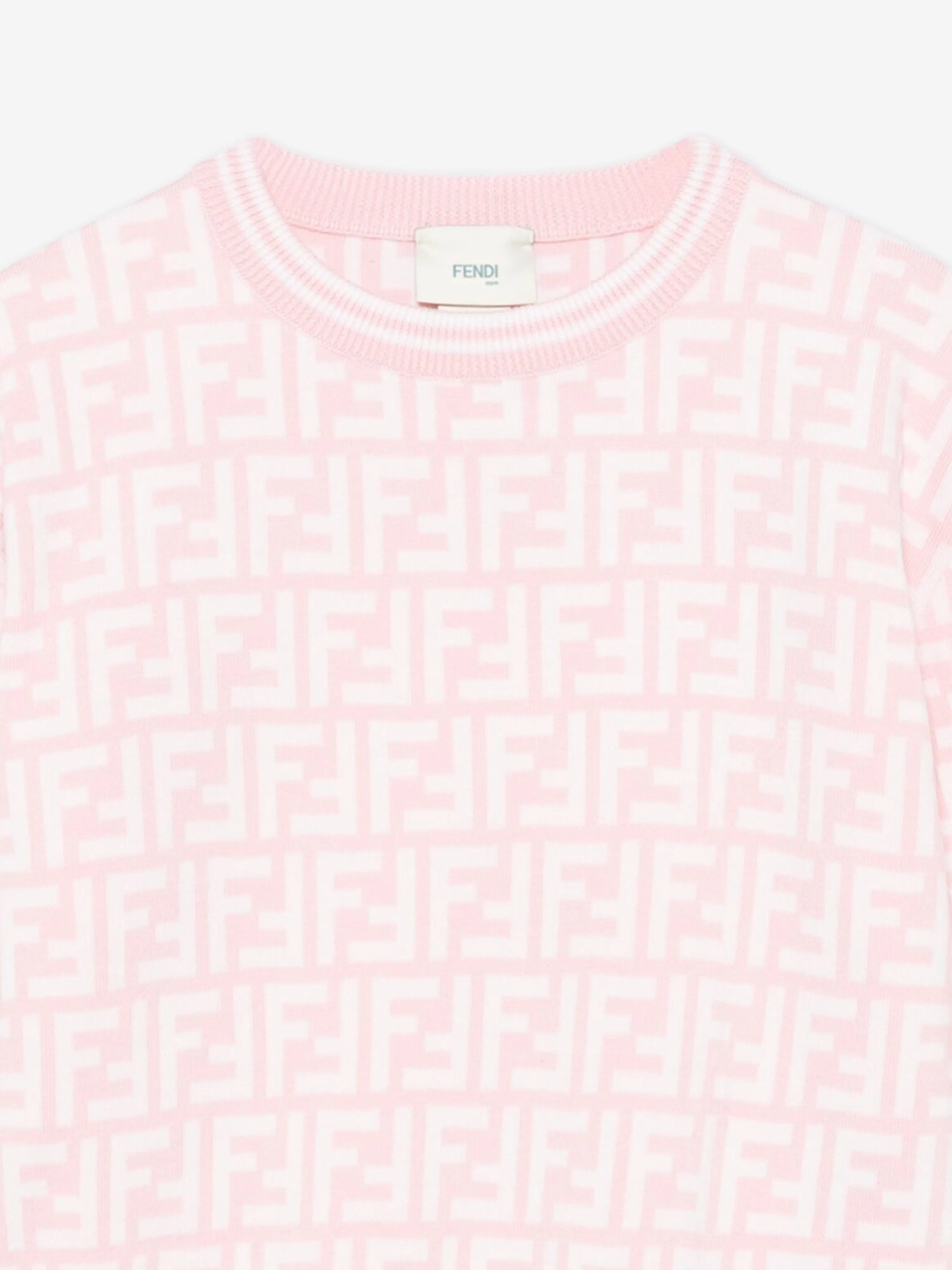 Girls FF Wool Jumper in Pink