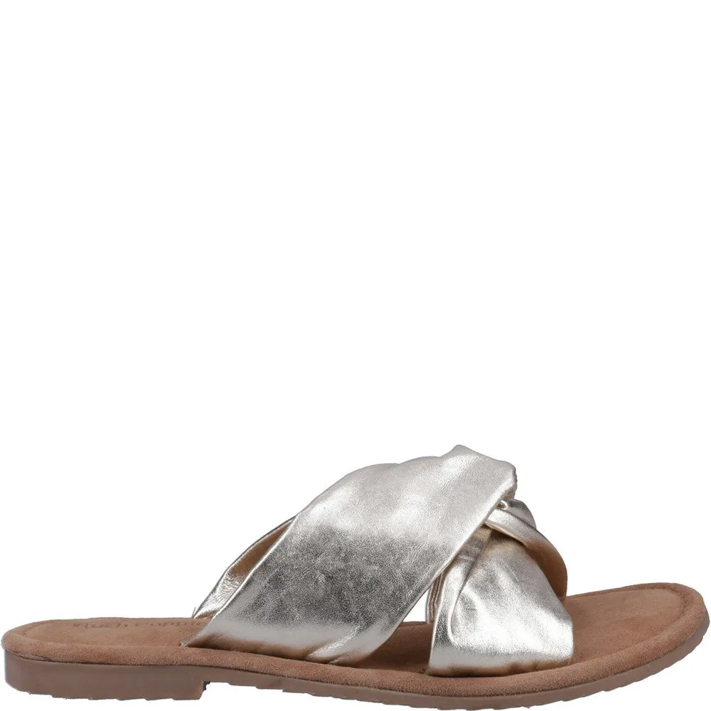 Gold Amy Mule Sandals