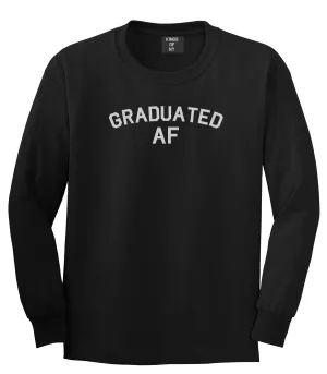 Graduated AF Funny Graduation Mens Long Sleeve T-Shirt