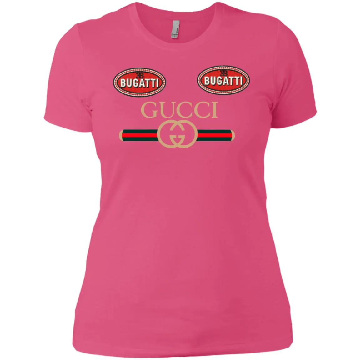 Gucci Dugatti T-shirt Women Cotton T-Shirt