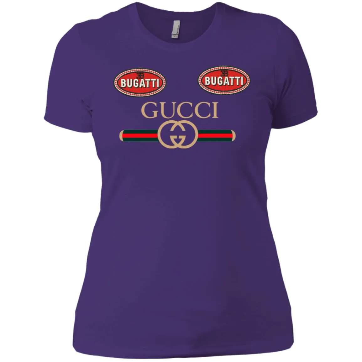 Gucci Dugatti T-shirt Women Cotton T-Shirt