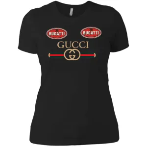 Gucci Dugatti T-shirt Women Cotton T-Shirt