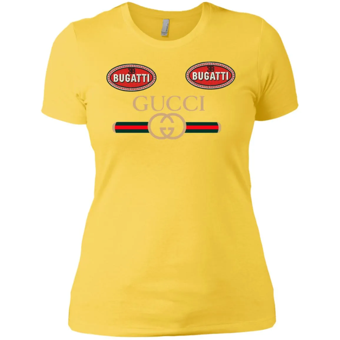 Gucci Dugatti T-shirt Women Cotton T-Shirt