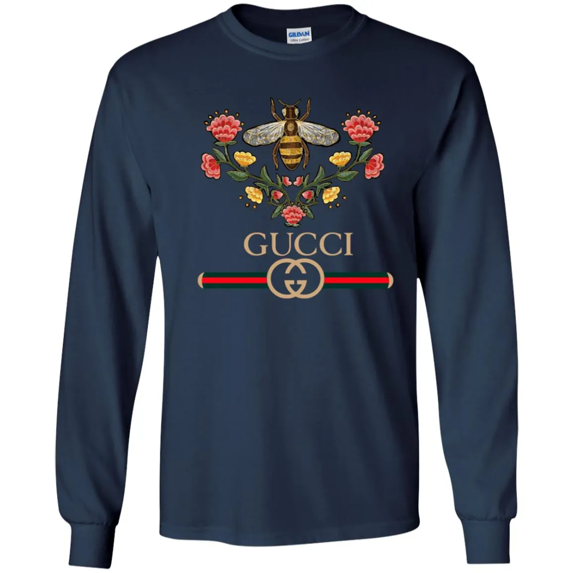 Gucci Logo T-shirt Men Long Sleeve Shirt