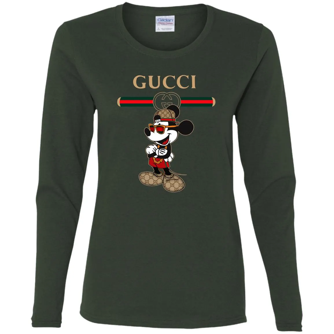 Gucci Mickey New Trending T-shirt Women Long Sleeve Shirt