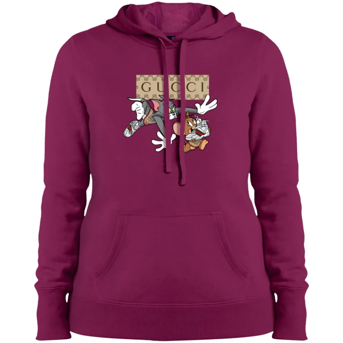 Gucci Tom And Jerry Cartoon T-shirt Women Hooded Sweatshirt