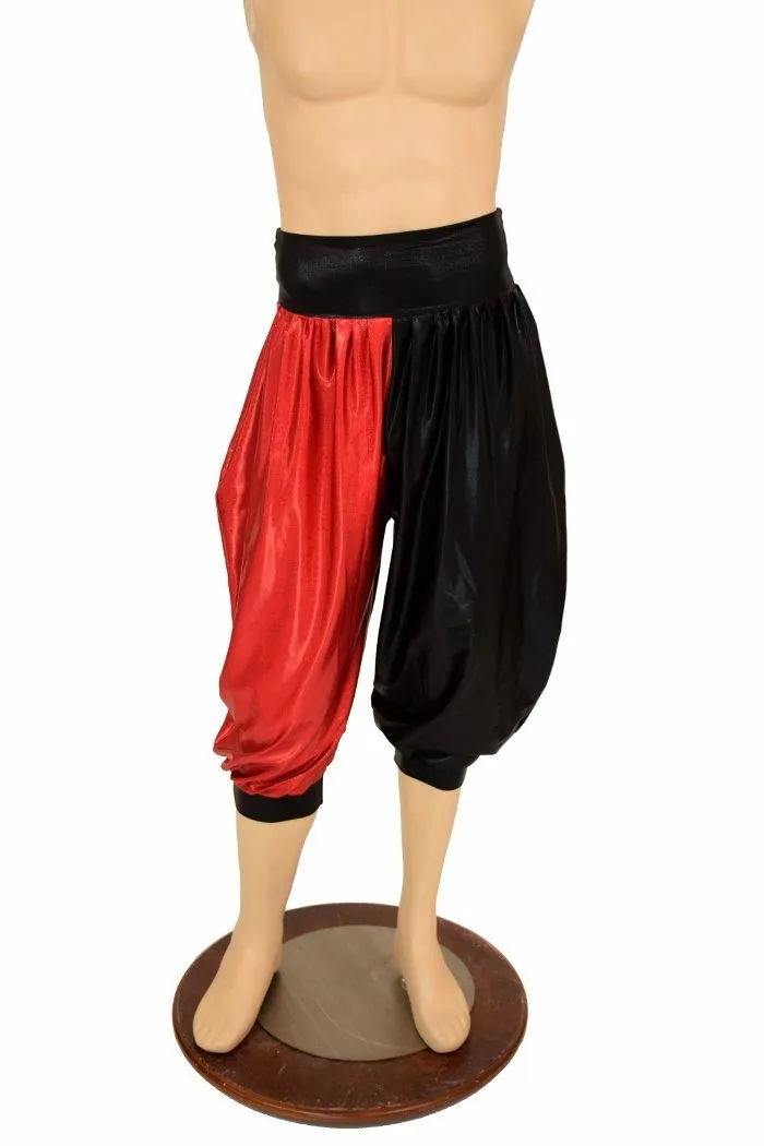 Harlequin "Michael" Pants in Black & Red