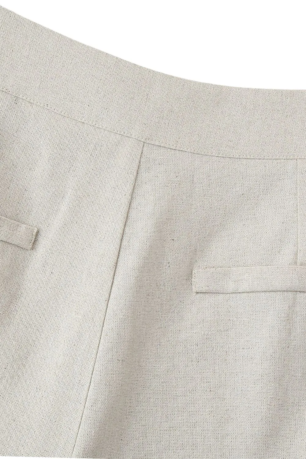 ‘Harper’ Linen Blend Wrap Pants