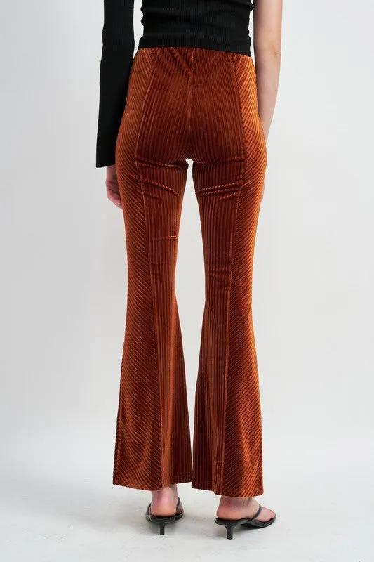 HIGH RISE FLARED PANTS